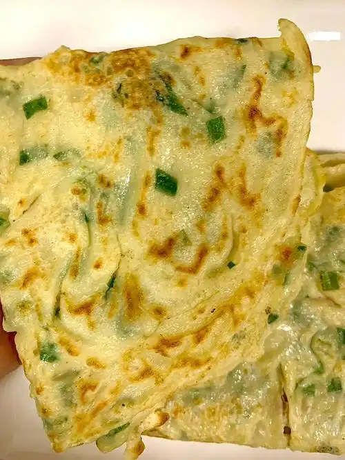 香喷喷的韭菜鸡蛋饼有手就会轻松好学75