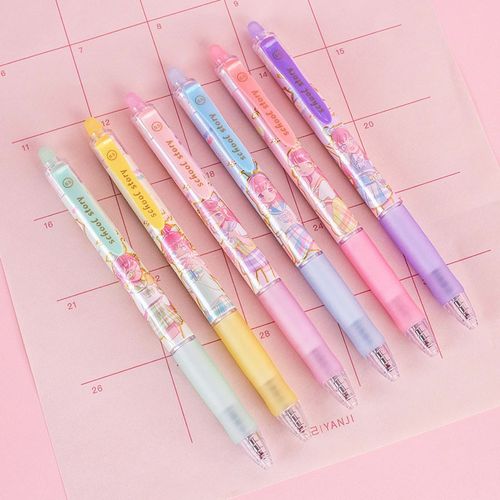 一木林按动式可擦笔摩易可擦笔可擦中性笔中小学生用魔力擦笔圆珠水性