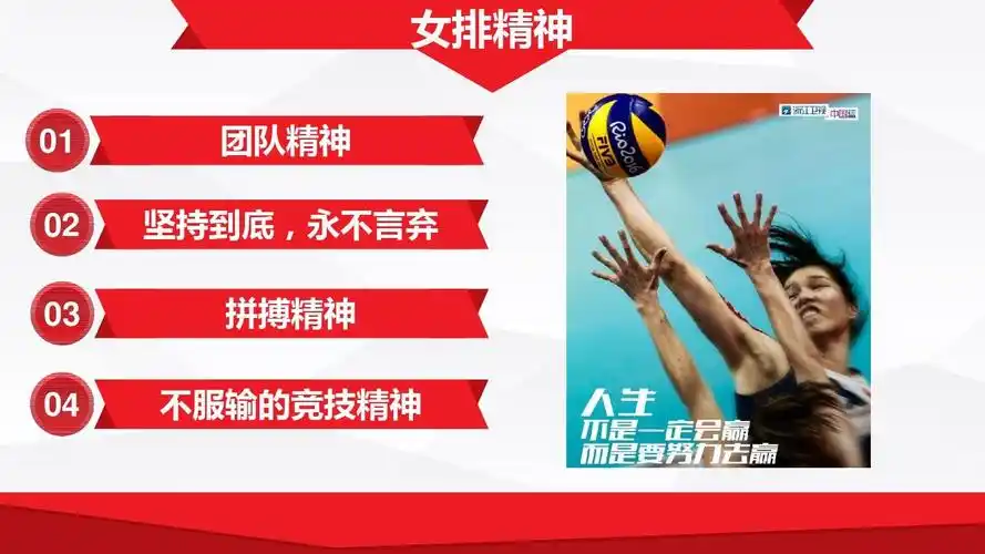 女排精神ppt