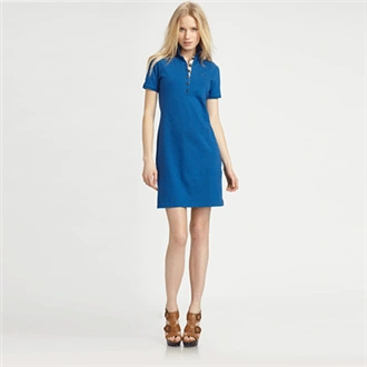 burberry博柏利女士伸展棉polo连衣裙