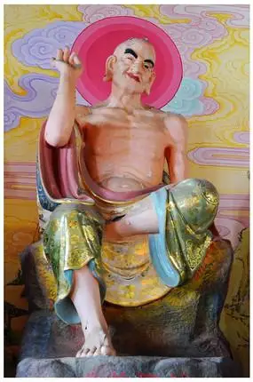 十八罗汉之挖耳罗汉塑像3dmax模型