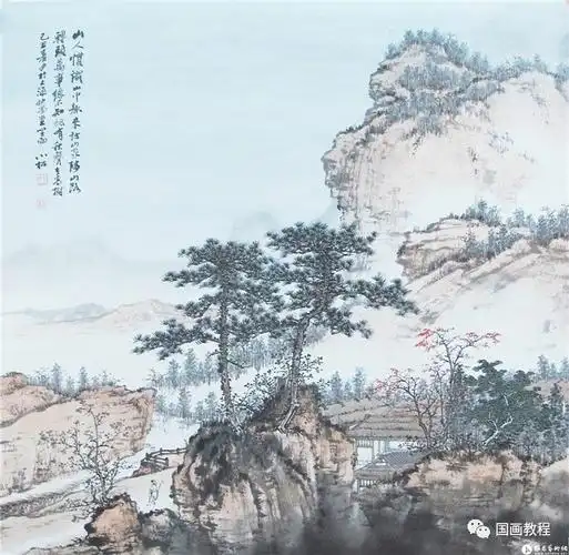 幽山碧水苏小松美轮美奂的山水欣赏