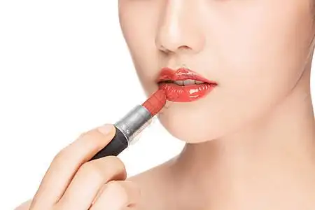 涂口红背景图片