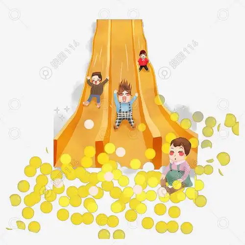 海洋球卡通儿童滑梯