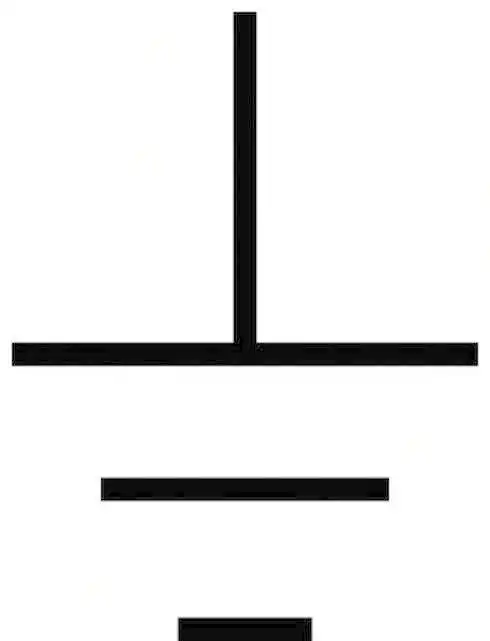展开全部 地线一般用"e"表示,接地的符号是下面个图形