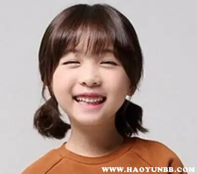 儿童齐肩短发怎么扎发型图片