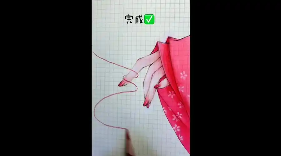 教你画古风手,这都学不会…那是不可能的.