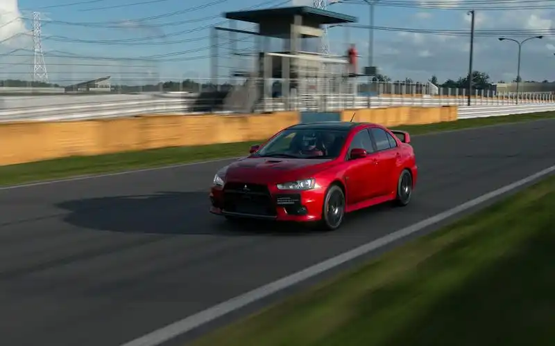 gt sport 三菱lancer evolution final edition15 筑波赛道试驾_哔哩