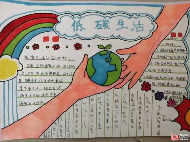 学生们从手抄报,展牌中学到了很多爱护地球,清洁地球的小常识,增强了