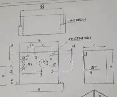 一个简单零件,教新手看折弯图纸_下图_主视图_排版