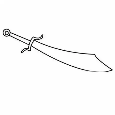 古代兵器简笔画刀大刀的画法削笔刀儿童画怎么画削笔刀简笔画图片大全