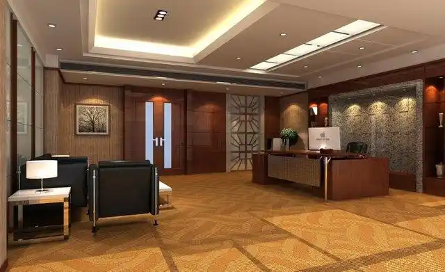 银行行长室装修效果图4/6