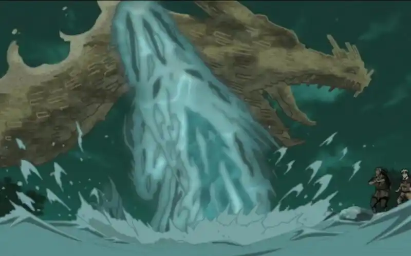 火影忍者:水遁水龙弹之术大集锦,最帅一位居然不是木叶村的!