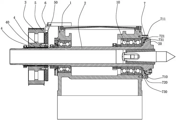 一种数控机床的主轴箱总成