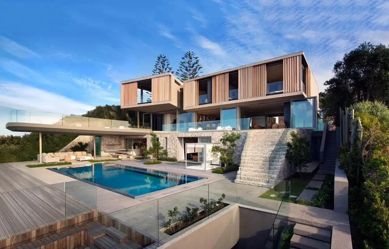 南非豪华的海边别墅设计,海天一色的自然风景!