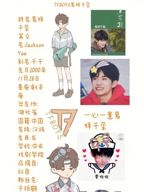 今天分享易烊千玺手账,明天分享王俊凯手账@念念手帐#tfboys丨7次