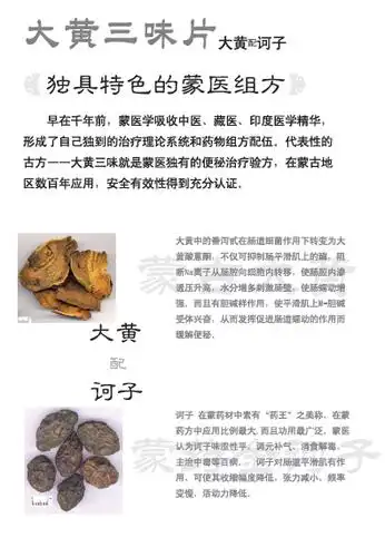 [独家]大黄三味片