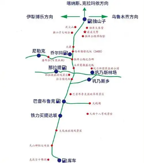 看公路界的颜值担当之独库公路