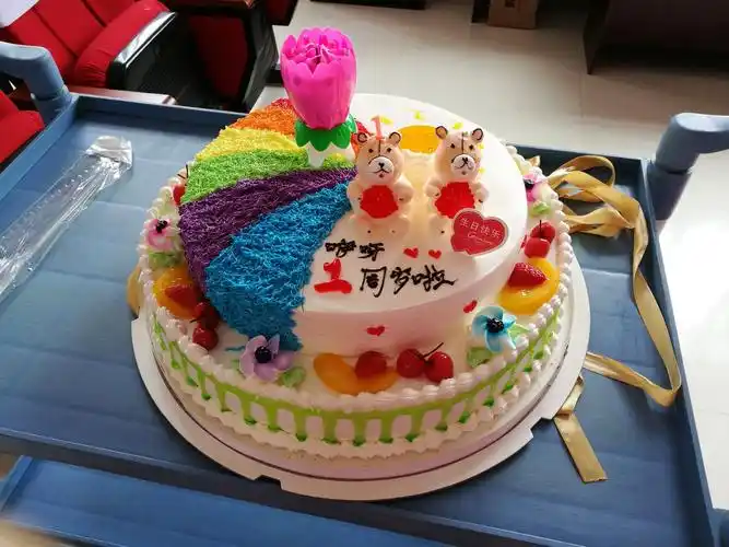 看看大蛋糕是不是很漂亮