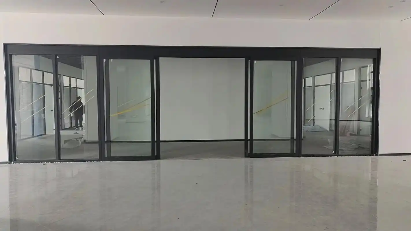 近期自动门,地簧门施工案例,有框自动门,全玻自动门,批发自动 - 抖音