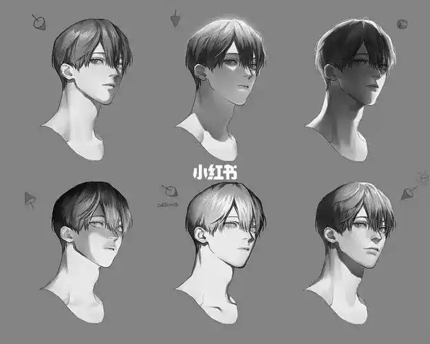 头像各角度打光的参考