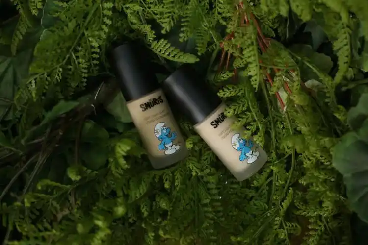 smurfs蓝精灵粉底液我的好伴侣