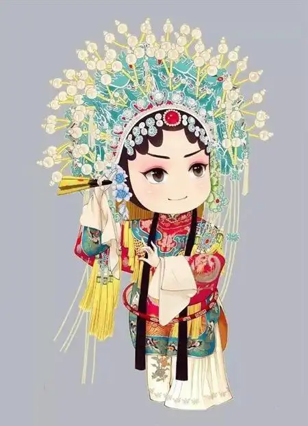 萌萌哒真可爱内容就到这里了,猜您可能还会喜欢超美的京剧花旦人物