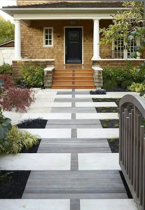 庭院道路这样设计,既实用又美观