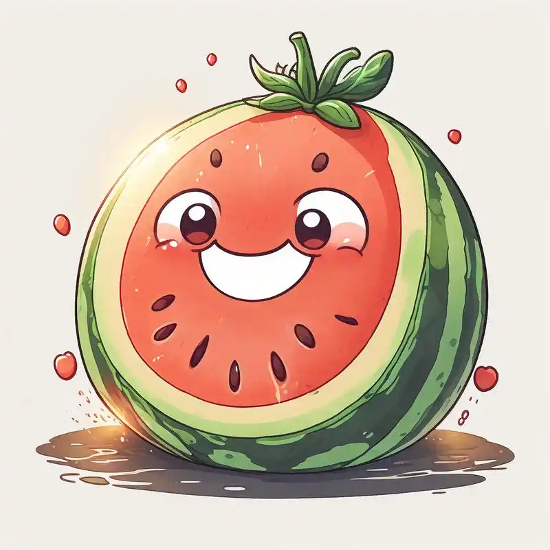 91西瓜卡通头像大放送95 哇喔～ 超可爱的西瓜卡通头像来啦!