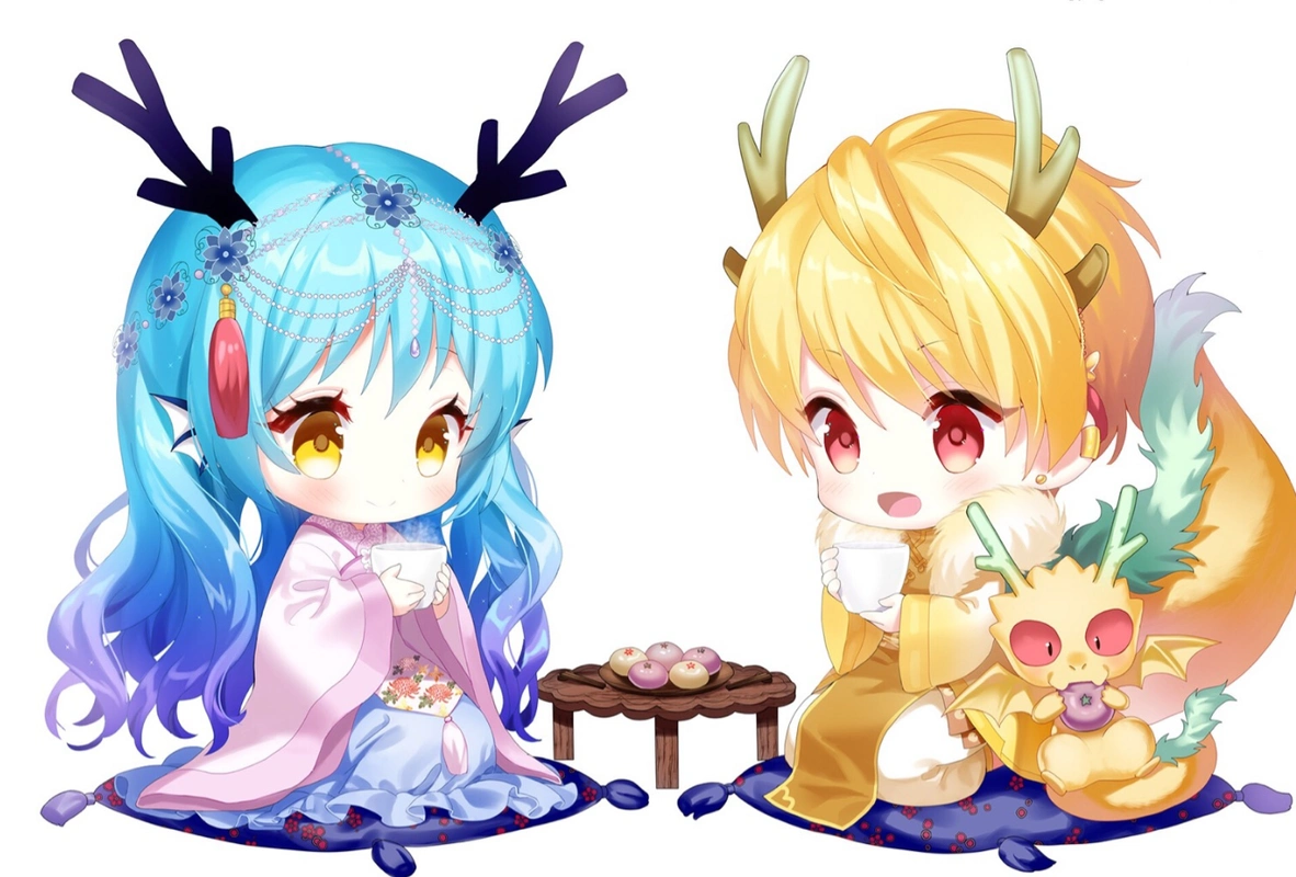 q版动漫人物|春天比你先拥抱了我