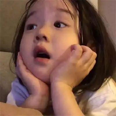 嘟嘴小女孩头像超萌可爱儿童头像超萌女孩嘟嘴