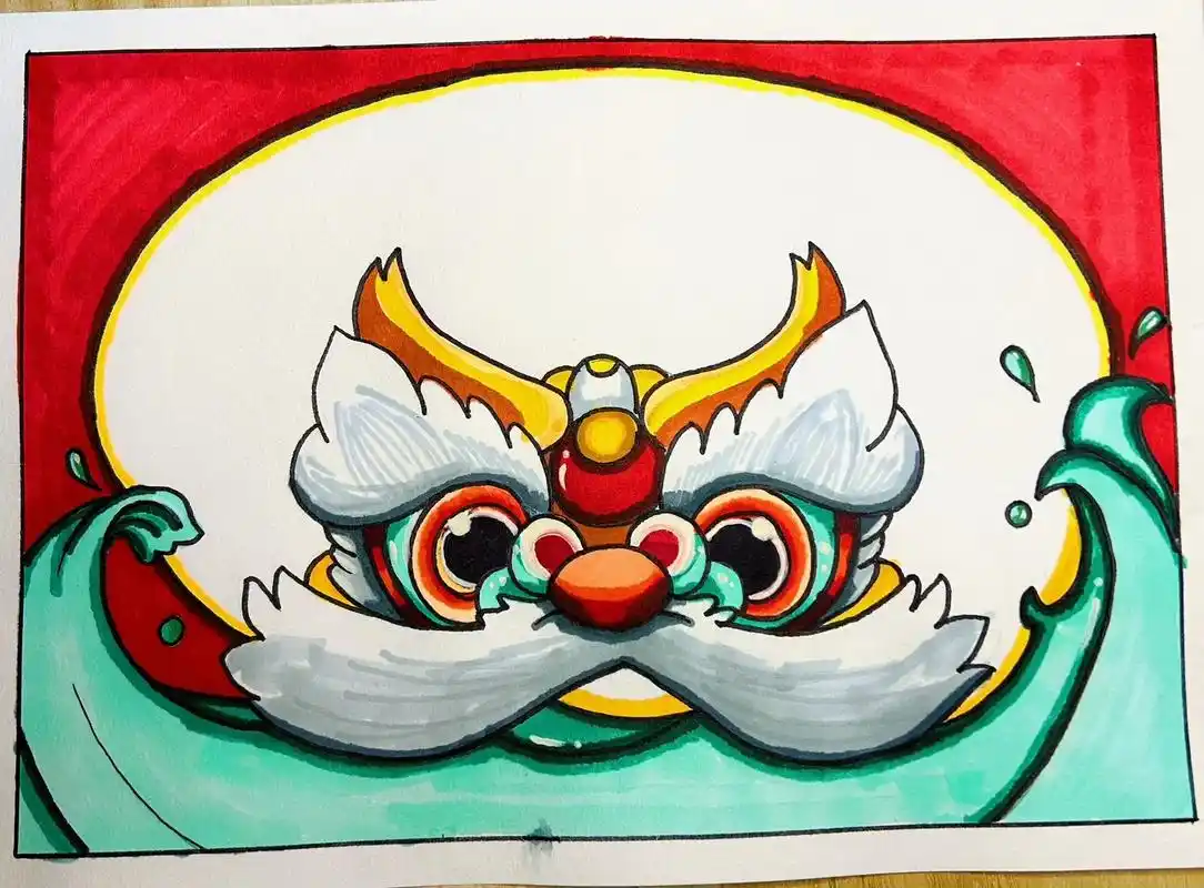 图文伙伴计划 龙年通用手抄报模板#儿童画 #中国龙简笔画  - 抖音