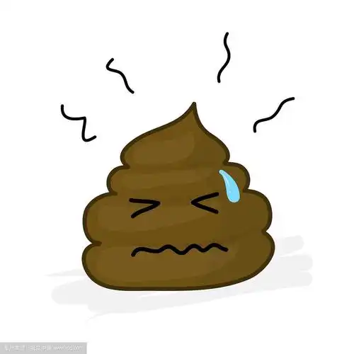 可爱的便便卡通人物