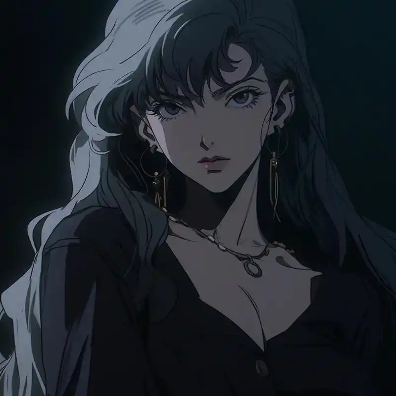 动漫女头 #旧漫 #御姐头像 - 抖音