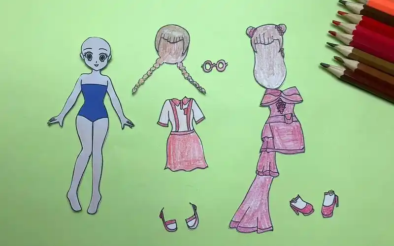 纸娃娃创意手工:手绘叶罗丽精灵梦齐娜换装秀,变身后超漂亮