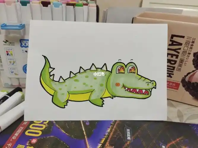 打卡100张动物马克笔画第49张