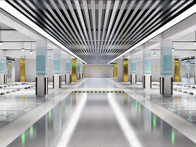 锡东园区地下车库设计方案_伊路停车场设计