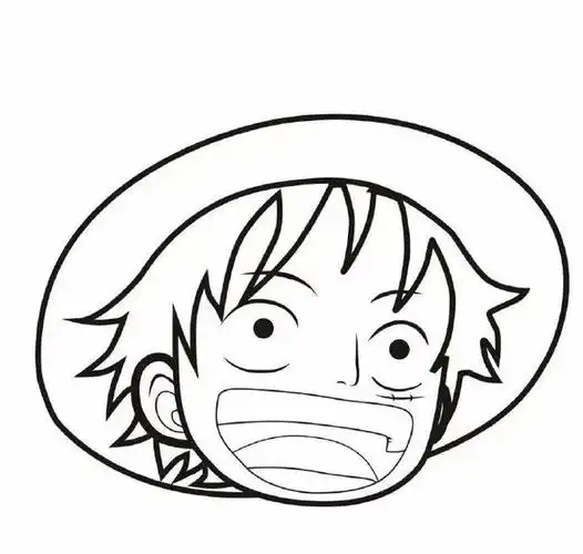 九步速成教你画可爱的路飞