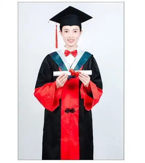 米乐蓓比博士服学生毕业服装文科理科毕业礼服硕士服博士袍男女女毕业