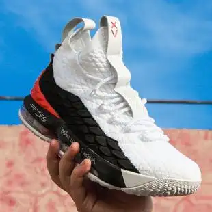 皇冠詹姆斯15代士兵篮球鞋男鞋詹鸳鸯联名詹15花卉高帮气垫运动鞋