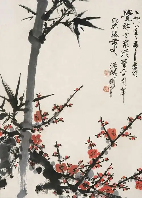 关山月大师《梅花》作品欣赏