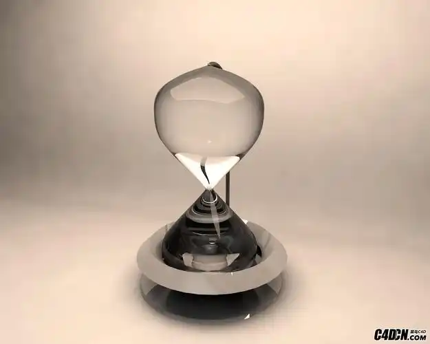 c4d玻璃时间沙漏模型hourglass