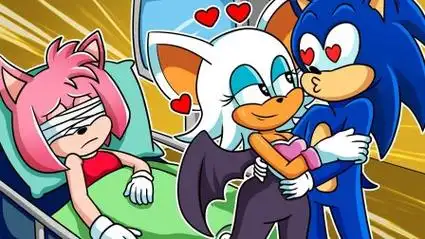 索尼克动画:艾米双目失明了,索尼克还会一直陪伴她吗?