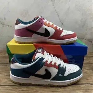 正品耐克sb dunk low 彩色拼接 鸳鸯低帮休闲男鞋女