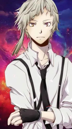 文豪野犬动漫帅气男主角中岛敦nakajima atsushi手机壁纸图片集(2)