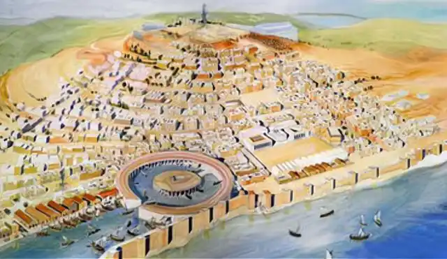 迦太基城是古代腓尼基殖民城邦推罗,在北非建立的著名殖民城市