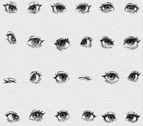 这是画眼睛的素材希望你们喜欢