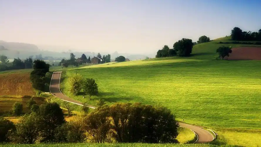 精选美丽的蓝色风景电脑锁屏壁纸下载