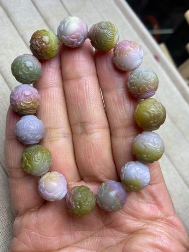 玛瑙四川九口盐源玛瑙手链项链手串男女款