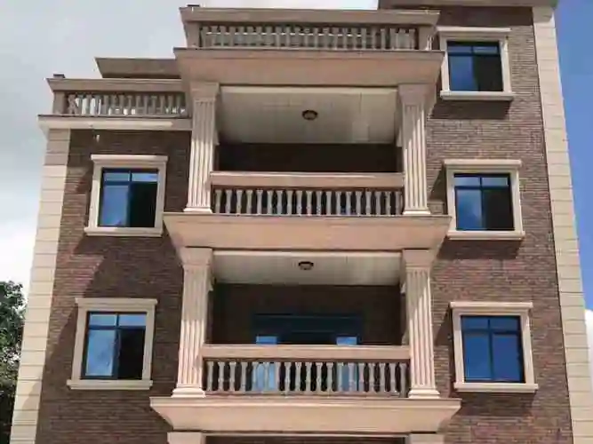 阳台石栏杆图片